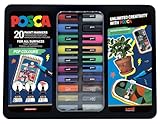 POSCA - Mitsubishi Pencil - Mallette de 20 marqueurs