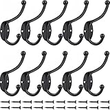 10 Pcs Rétro Crochet Patère Porte Manteau Mural Vintage