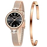 CIVO Montre Femme Acier Inoxydable Set Bracelet à Quartz