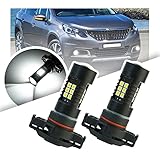 Nslumo Ampoules LED PSX24W Antibrouillard pour Peugeot