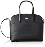 Lacoste NF3496KL, s Pocket Top Handle Bag Femme, Noir,