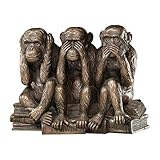 Design Toscano Singes Maléfiques Sourds, Aveugles,