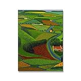 Toile de peinture David Hockney Art travaille la route