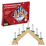 Idena 8582088 - Bougeoir de l'Avent LED en bois de