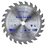 Faithfull Lame de scie circulaire TCT 180 x 16 x 24T