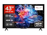 TCL 43V6C Smart TV LED Direct 43", HDR 4K, avec technologie
