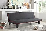 Designetsamaison Banquette Clic Clac 3 Places Gris