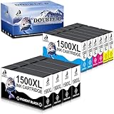 DOUBLE D 1500 XL Cartouches d'encre pour Canon 1500XL