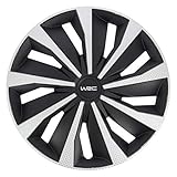 WRC 007498 - 4 Enjoliveurs 15" pouces, Carbone Style