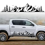 Montagne Autocollant pour Capot de Voiture,Auto Autocollant