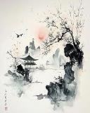 XDEGHUANGSS Kit de broderie au point de croix,Peinture