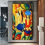 ZMFBHFBH Encadré Wall Art Mode Femme Wall Art Lumineux