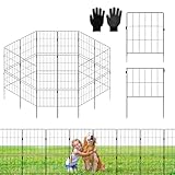 Lot de 10 Clôtures Jardin Extérieur, 81 cm(H) x 32