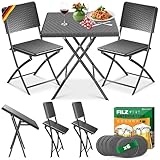 KESSER Ensemble de bistrot 3 pièces pour balcon avec