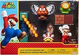 Super Mario Diorama Set de Figurines et Accessoires