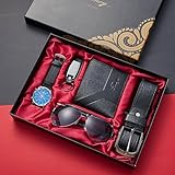 Coffret Cadeau Hommes en Cuir de Supérieure Montre-Bracelet