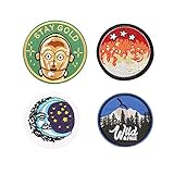 Correctifs de patches embroidered Applique kit assortis