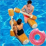 Jeu de 4 pièces Gonflable Flottant Jouet d'aviron,