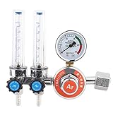Régulateur de Pression Argon, Double Tube G5/8in Filetage