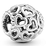 Pandora 790964 Drops Femme Argent 925/1000 Boule Coeurs