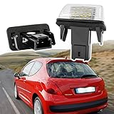 Lot de 2 feux de plaque d'immatriculation LED pour