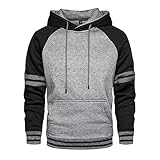 Sweat à Capuche Homme Sweat Manche Longue Pull Sport