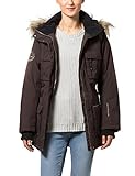 Ultrasport Luca Veste d'hiver Femme, Marron Foncé,