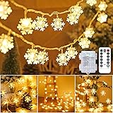 SODREE Guirlande Lumineuse, 6M 40LED Lumières de flocon
