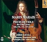 Pieces de viole des cinq livres : 1686, 1711, 1717