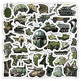 Autocollants d'Équipement Militaire | 50Pcs Décalcs