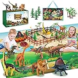 Fivejoy Dinosaure Jouet pour Garçon, 45pcs Ensemble