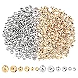 UNICRAFTALE Environ 600 Pcs 2couleurs 3tailles de Perles