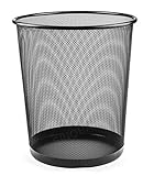 Sinoba Corbeille à papier Poubelle en fil Hauteur 34 cm