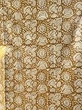 Tissu Artisanal Indien – Block Print Fait Main – 100%