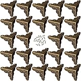 YQ 24pcs Coin en Bronze Antique,Style Alliage Meubles