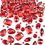 186 Pcs Strass en Verre, Cristal Clair, Strass à Griffe