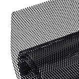 AggAuto 100x33cm Noir grille de course, Taille du trou