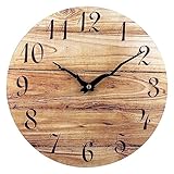Plumeet Horloge Murale, Horloges Murales en Bois sans