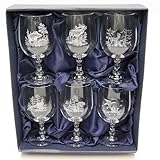 GTK - Geweihe & Trophäen KRUMHOLZ Lot de 6 verres à