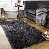 Dreamscene Grand Tapis de Sol Shaggy Sienna Doux 5 cm