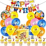Winnie L'ourson Décoration Anniversaire 42 pcs,Winnie