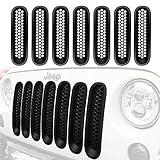 Clip Noir mat en avant en maille Grille inserts pour