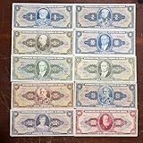 Lot de 10 anciens billets brésiliens AM082099