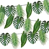 Talking Tables Guirlande Tropical, Feuilles de Palmier,