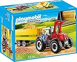 Playmobil - Grand Tracteur avec Remorque - 70131