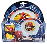 FUN HOUSE 005488 Marvel Spiderman Ensemble Repas Contenant