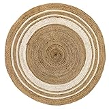 Hamid - Tapis Jute Naturel, Tapis de Jute Alhambra