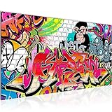 Tableau Decoration Murale Graffiti 1 Partie Moderne