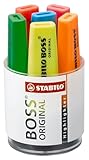 STABILO BOSS ORIGINAL - Surligneur - Pot x 6 surligneurs
