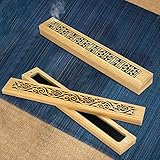 BUENTYA 2 PCS Boîte Porte-Encens en Bois Bambou Boîte